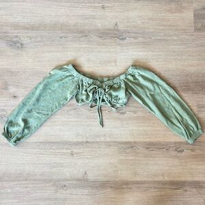 Adika Long Sleeve Off-Shoulder Top